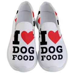 I Love Dog Food Men s Lightweight Slip Ons by ilovewhateva