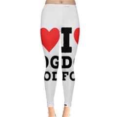 I Love Dog Food Inside Out Leggings by ilovewhateva