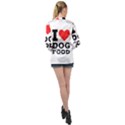 I love dog food Long Sleeve Satin Shirt View2