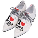 I love dog food Pointed Oxford Shoes View2