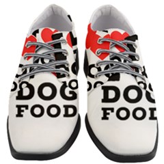 I Love Dog Food Women Heeled Oxford Shoes by ilovewhateva