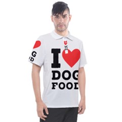 I Love Dog Food Men s Polo Tee by ilovewhateva