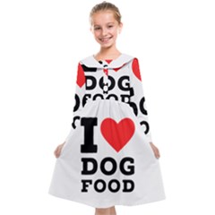 I Love Dog Food Kids  Midi Sailor Dress by ilovewhateva