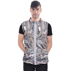 Shiny Abstract Men s Puffer Vest by ugoarts