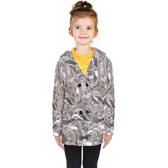 Shiny Abstract Kids  Double Breasted Button Coat by ugoarts