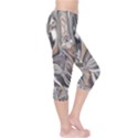 Shiny Abstract Capri Leggings  View4