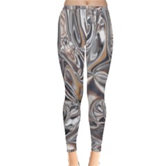 Shiny Abstract Inside Out Leggings