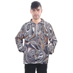 Shiny Abstract Men s Half Zip Pullover by ugoarts