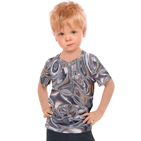 Shiny Abstract Kids  Sports Tee by ugoarts