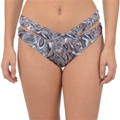 Shiny Abstract Double Strap Halter Bikini Bottoms by ugoarts