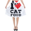 I love cat food Flared Midi Skirt View1