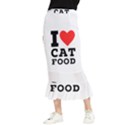 I love cat food Maxi Fishtail Chiffon Skirt View1