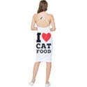 I love cat food Bodycon Cross Back Summer Dress View2