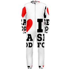 I Love Sea Food Onepiece Jumpsuit (men) by ilovewhateva