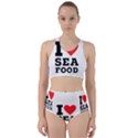 I love sea food Racer Back Bikini Set View1