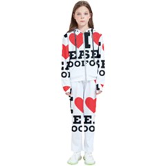 I Love Sea Food Kids  Tracksuit by ilovewhateva