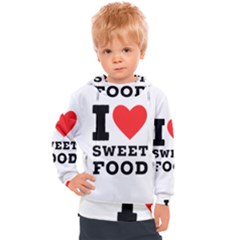 I Love Sweet Food Kids  Hooded Pullover by ilovewhateva