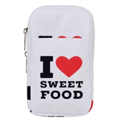 I Love Sweet Food Waist Pouch (small) by ilovewhateva