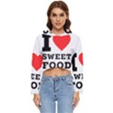 I love sweet food Women s Lightweight Cropped Hoodie View1