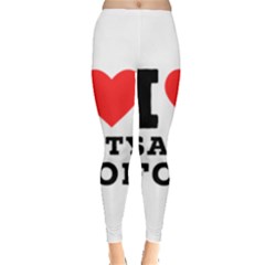 I Love Salty Food Leggings  by ilovewhateva