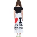 I love salty food Kids  Flared Maxi Skirt View2