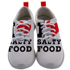 I Love Salty Food Mens Athletic Shoes by ilovewhateva