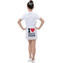 I love salty food Kids  Tennis Skirt View2