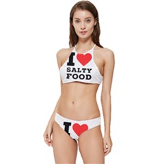 I Love Salty Food Banded Triangle Bikini Set by ilovewhateva