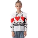 I love salty food Kids  Peter Pan Collar Blouse View1