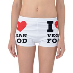 I Love Vegan Food  Boyleg Bikini Bottoms by ilovewhateva