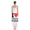 I love vegan food  Button Up Chiffon Maxi Dress View2