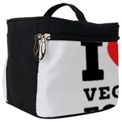 I Love Vegan Food  Make Up Travel Bag (big) by ilovewhateva