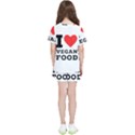 I love vegan food  Kids  Tee And Sports Shorts Set View2