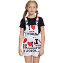 I love vegan food  Kids  Short Overalls View1