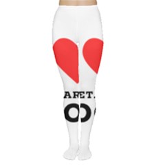 I Love Vegetarian Food Tights by ilovewhateva