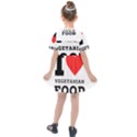 I love vegetarian food Kids  Sailor Dress View2