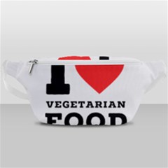 I Love Vegetarian Food Waist Bag  by ilovewhateva