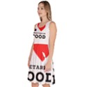 I love vegetarian food Knee Length Skater Dress With Pockets View2