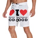 I love vegetarian food Men s Beach Shorts View2