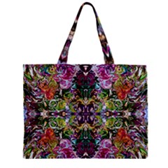 Spring Repeats Zipper Mini Tote Bag by kaleidomarblingart