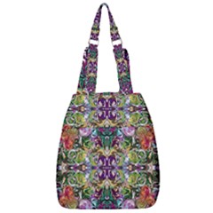 Spring Repeats Center Zip Backpack by kaleidomarblingart