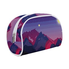 Abstract Landscape Sunrise Mountains Blue Sky Make Up Case (small) by Grandong