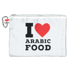 I Love Arabic Food Canvas Cosmetic Bag (xl) by ilovewhateva