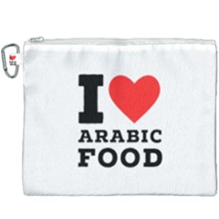 I Love Arabic Food Canvas Cosmetic Bag (xxxl) by ilovewhateva