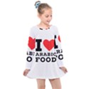 I love arabic food Kids  Long Sleeve Dress View1