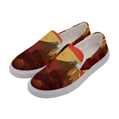 Japan Art Illustration Women s Canvas Slip Ons by Grandong