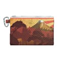 Japan Art Illustration Canvas Cosmetic Bag (Medium) View1