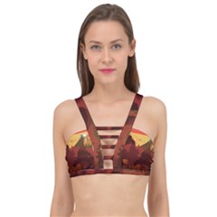 Japan Art Illustration Cage Up Bikini Top by Grandong