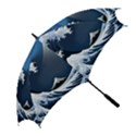 The Great Wave Off Kanagawa Golf Umbrellas View2