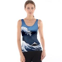 The Great Wave Off Kanagawa Tank Top by Grandong